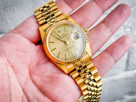 solid gold datejust rolex|Rolex Datejust full gold.